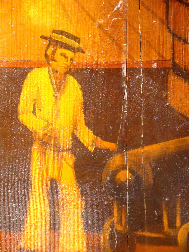A charming 19th century Pub sign in original condition depicting a Midshipman — image 6